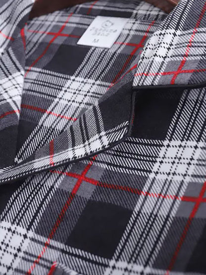 Pyjama Pour Homme à Carreaux "Rêve Urbain"