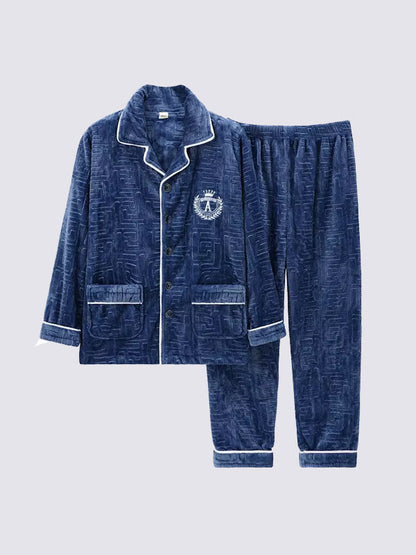 Pyjama Pour Homme Chaud "Lueur de Neige"