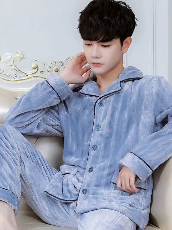 Pyjama Pour Homme En Polaire "Caresse Arctique"