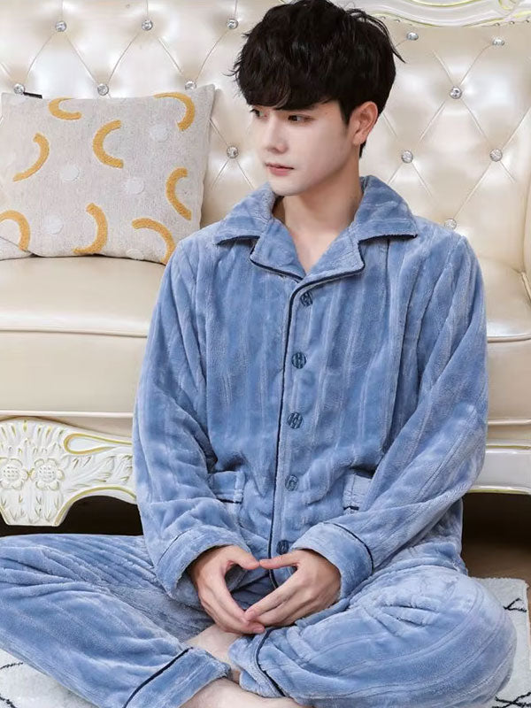 Pyjama Pour Homme En Polaire "Caresse Arctique"