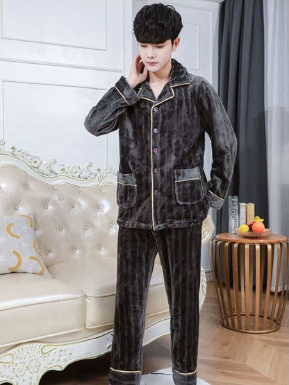Pyjama Pour Homme En Polaire "Caresse Arctique"