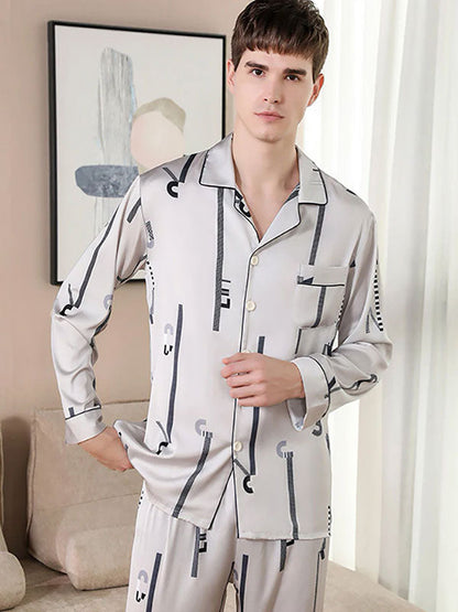 Pyjama Pour Homme En Satin "Confort Moderne"