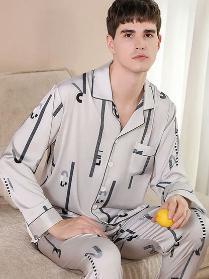 Pyjama Pour Homme En Satin "Confort Moderne"