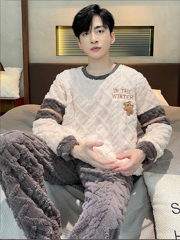 Pyjama d'hiver Pour Homme "Évasion d'Hiver"