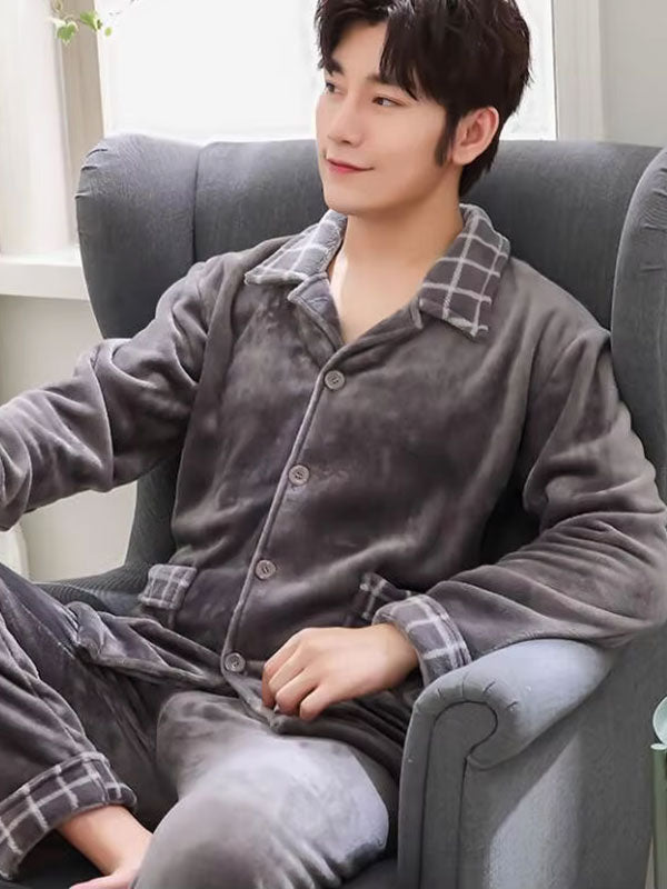 Pyjama Pour Homme Pilou Chaud "Douceur Boréale"