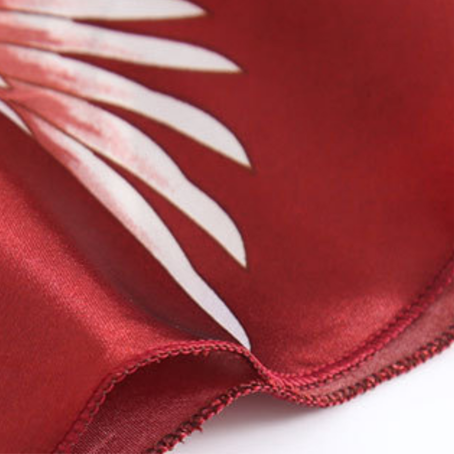 Kimono satin rouge
