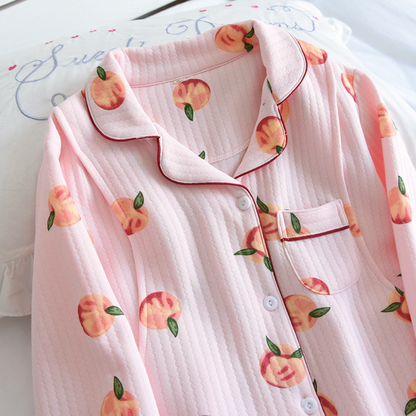 Pyjama Japonais en Gaze de Coton - Rose / M