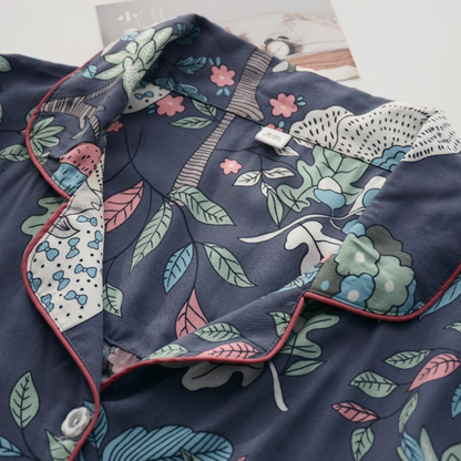 Pyjama japonais femme coton