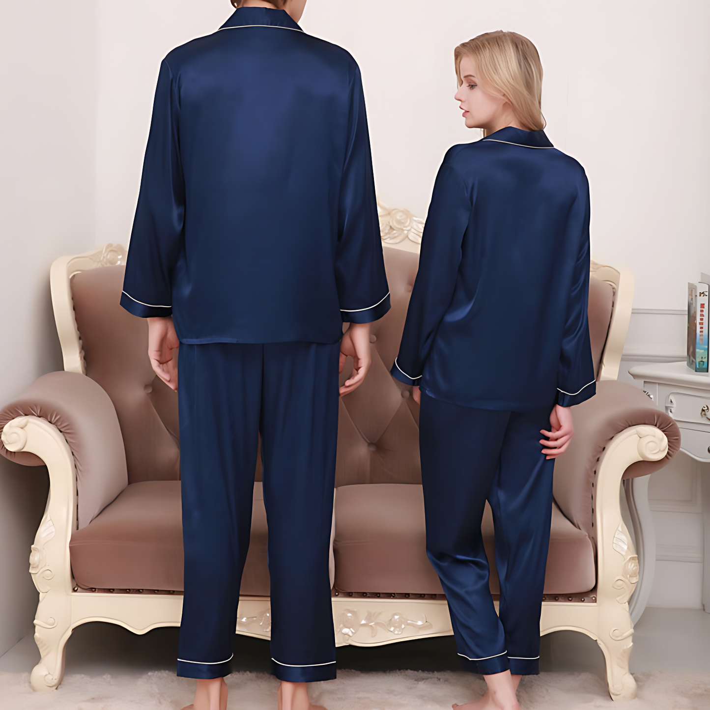 Pyjama japonais bleu