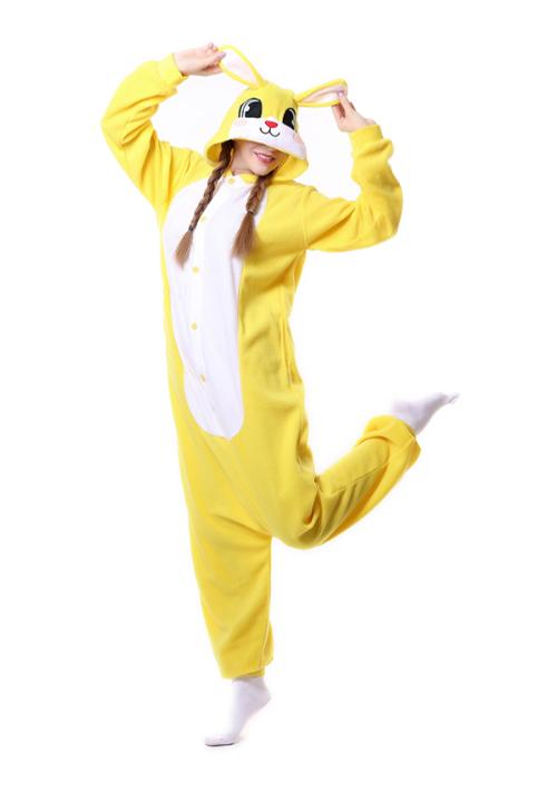 Combinaison Pyjama Lapin Jaune