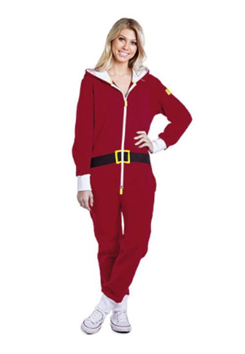 Combinaison Pyjama Mère Noël
