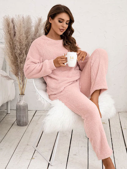 Pyjama Moumoute Pour Femme Rose "Eden Polaire"