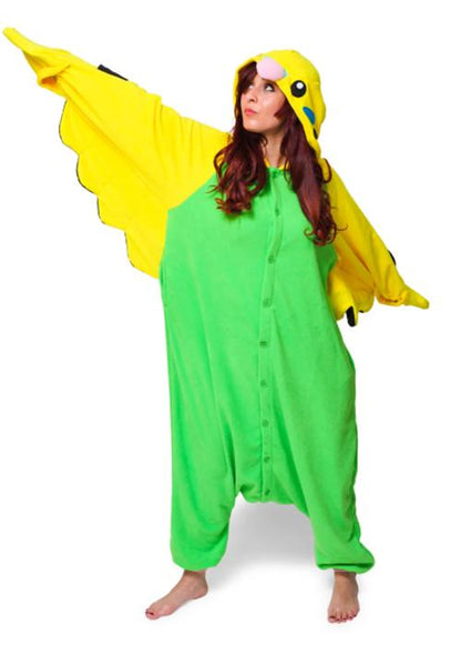 Combinaison Pyjama Perroquet Vert