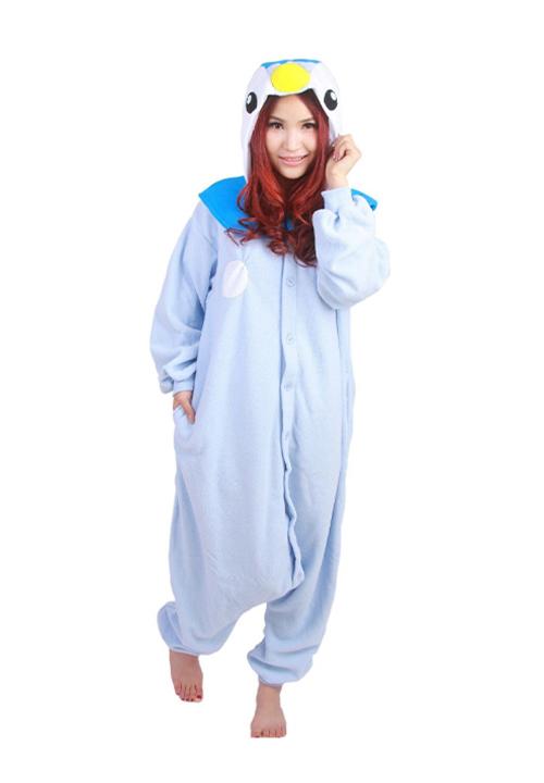 pyjama pingouin femme bleu