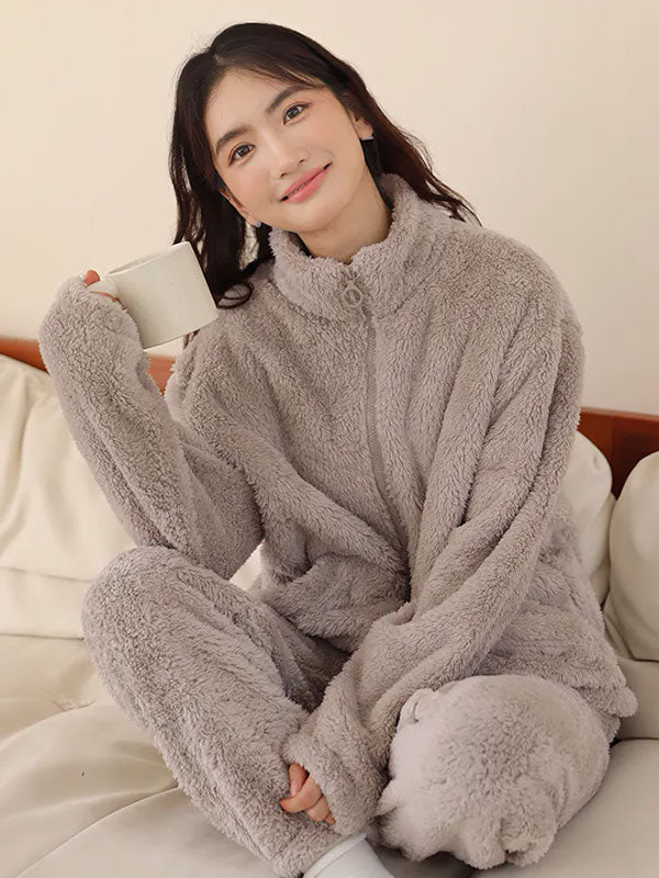Pyjama Polaire Gris Pour Femme "Rêve Polaire"
