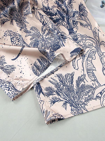 Pyjama En Satin Pour Femme 2 pièces "Douceur de Lys"