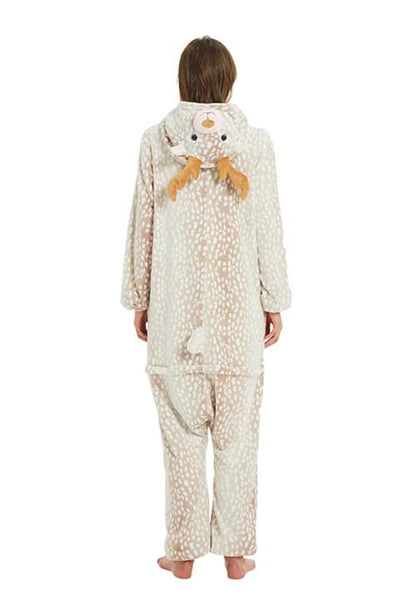 Combinaison Pyjama Renne Blanc