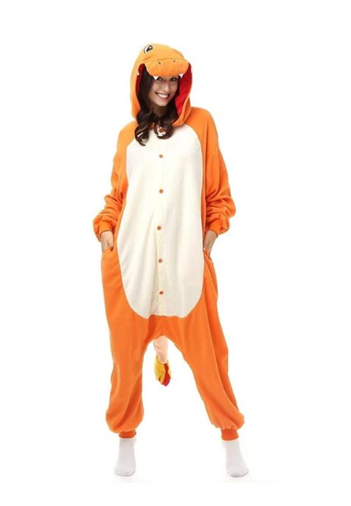 Combinaison Pyjama Femme Salamèche Enflammé