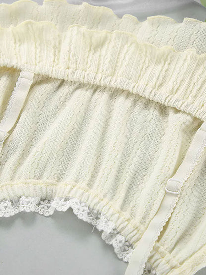 Pyjama Short Pour Femme 2 pièces "Cœur D'été"