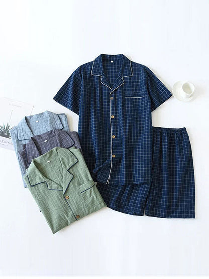Ensemble Pyjamas Short Pour Homme "Brise Marine"