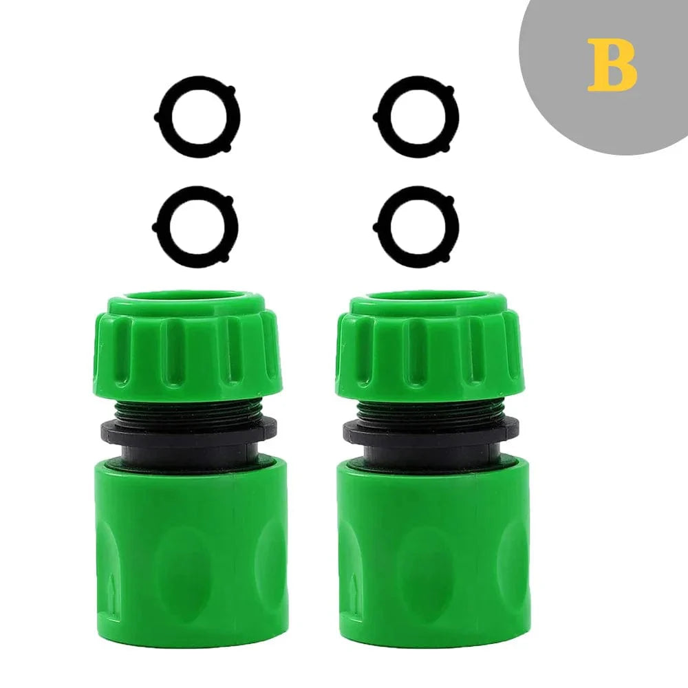 Raccord rapide en ABS pour tuyau d'arrosage de jardin - Set adaptateur double mâle 1/2" Combination B / 1/2''