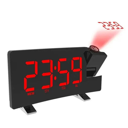 Radio réveil projecteur rouge