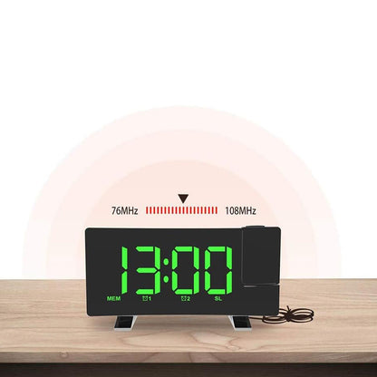 Radio réveil projecteur USB