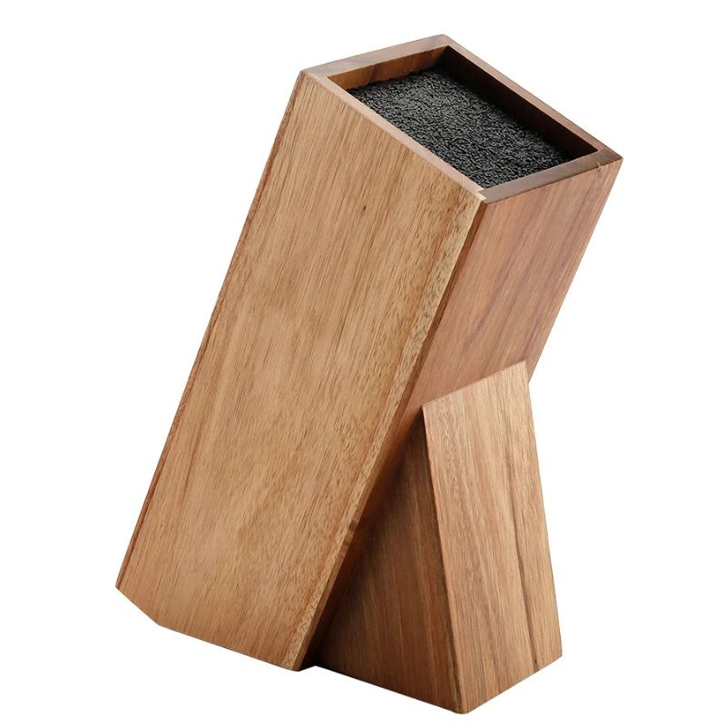 Range Couteau Universel en Bois d'Acacia