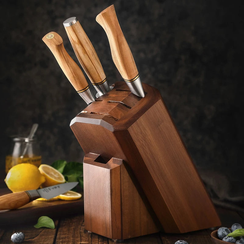 Range Couteaux en Bois d'Acacia