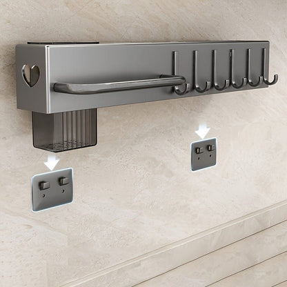 Range-couteaux mural multi-fonctionnel pour ustensiles de cuisine