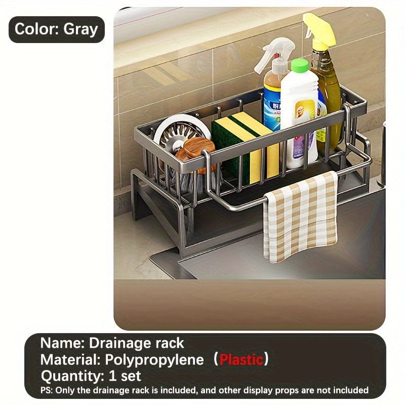 Range-éponge Cuisine Design Noir grey
