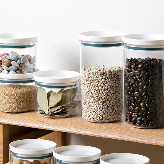 Rangement de Cuisine Style Bocal Transparent