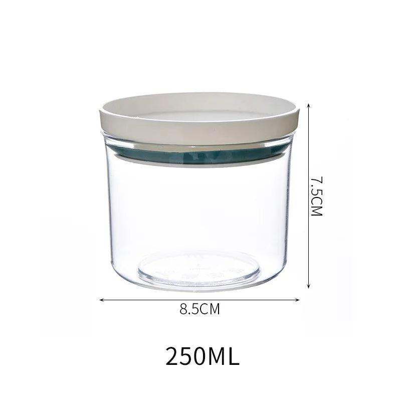 Rangement de Cuisine Style Bocal Transparent