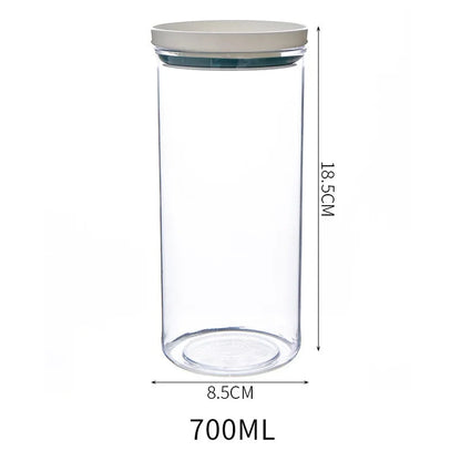 Rangement de Cuisine Style Bocal Transparent