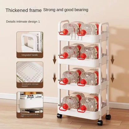 Rangement multi-étages pour la cuisine, le sol, la chambre de bébé, les snacks, la salle de bain