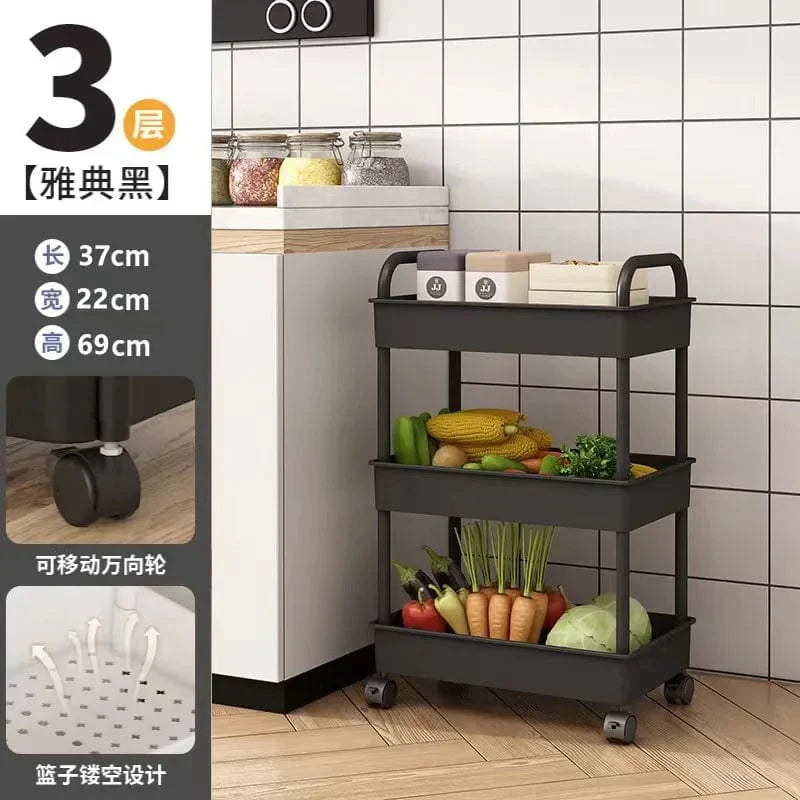 Rangement multi-étages pour la cuisine, le sol, la chambre de bébé, les snacks, la salle de bain B3