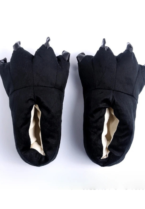 Chaussons Animaux Pattes Noires