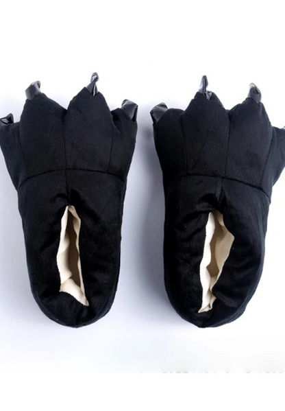 Chaussons Animaux Pattes Noires
