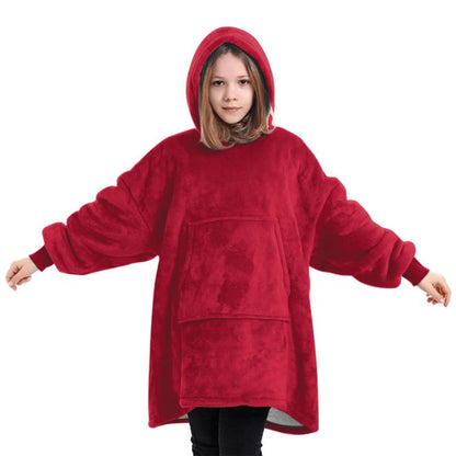 Sweat Plaid Enfant Rouge