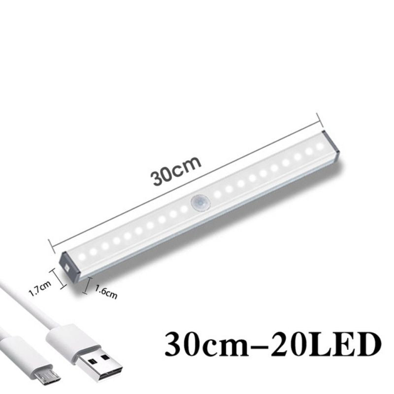 Réglette Lumineuse Rectangulaire à Détecteur de Mouvement