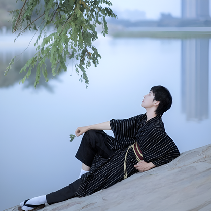 Kimono japonais traditionnel homme
