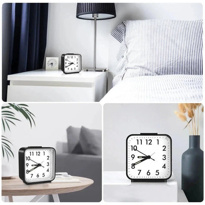 Réveil à pile quartz lumineux