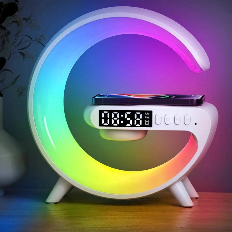 Réveil chargeur induction avec lampe