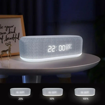 Réveil connecté avec chargeur induction