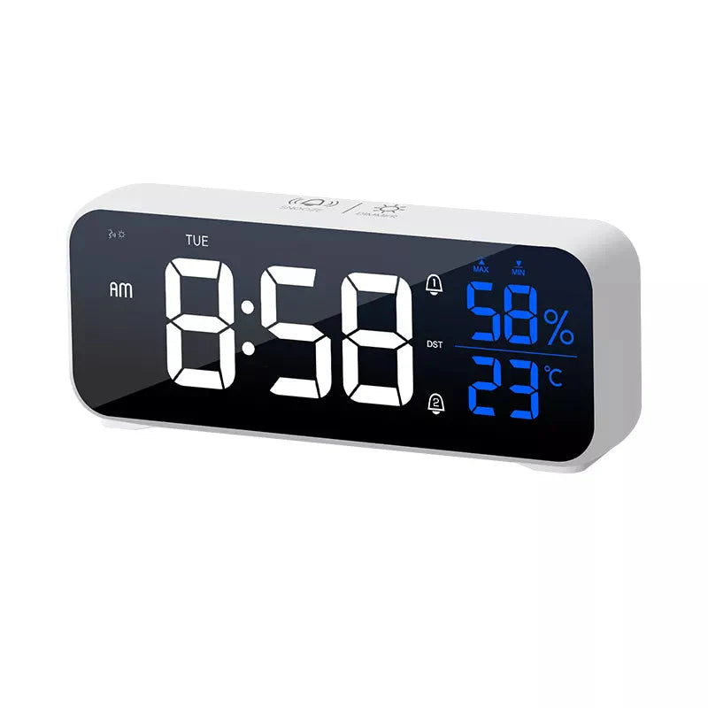 Réveil digital blanc