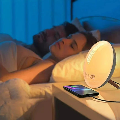 Réveil simulateur d'aube port USB