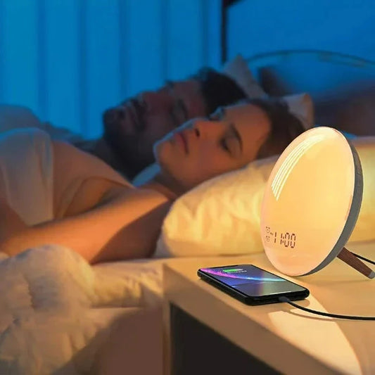 Réveil simulateur d'aube port USB