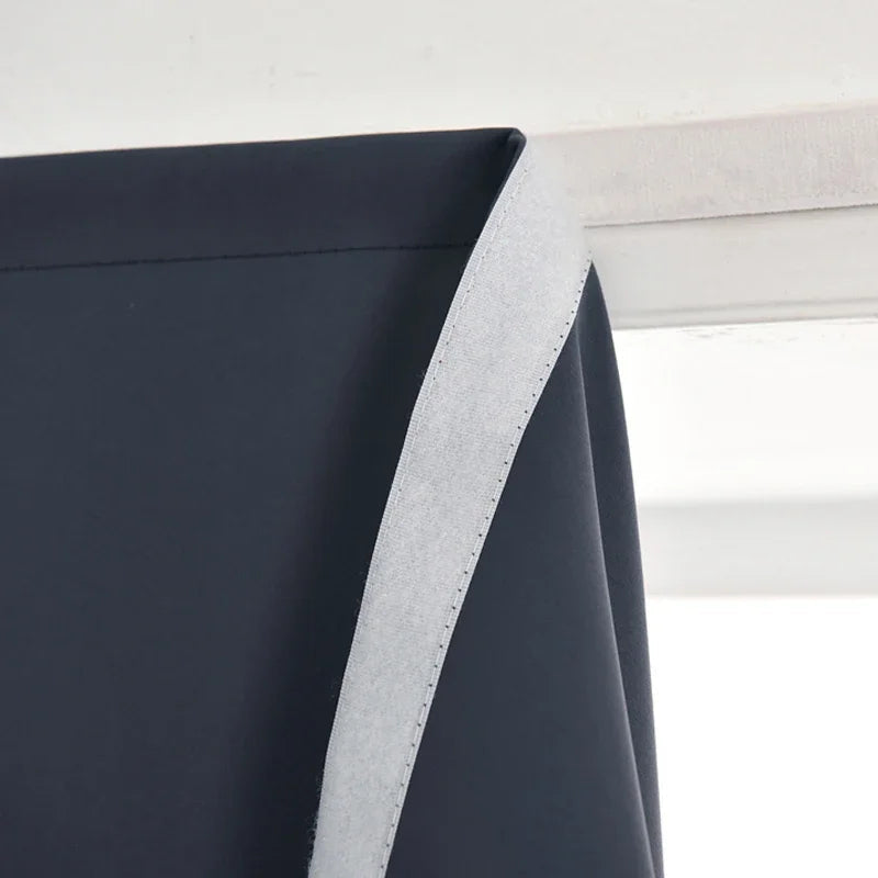 Rideau sans Percer de Style Moderne avec Velcro