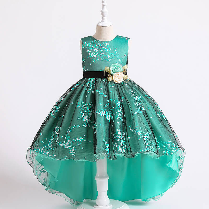 Robe Princesse Vert Émeraude