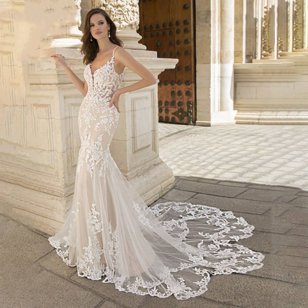Robe de mariee bustier princesse